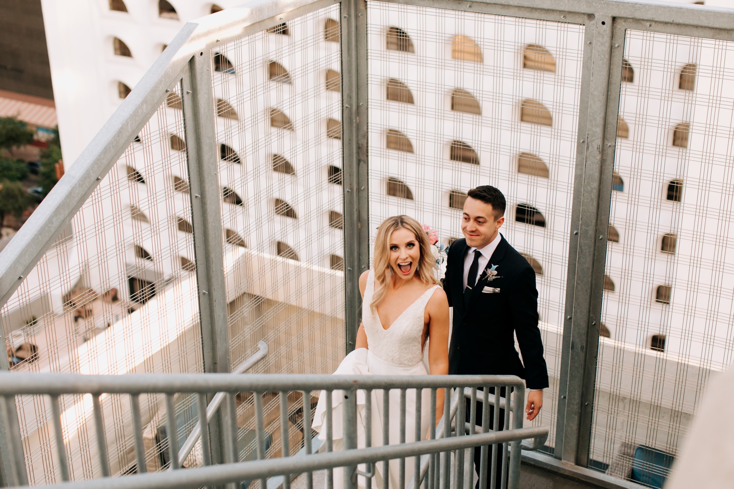 Downtown Phoenix Arizona Hilton Rooftop Wedding