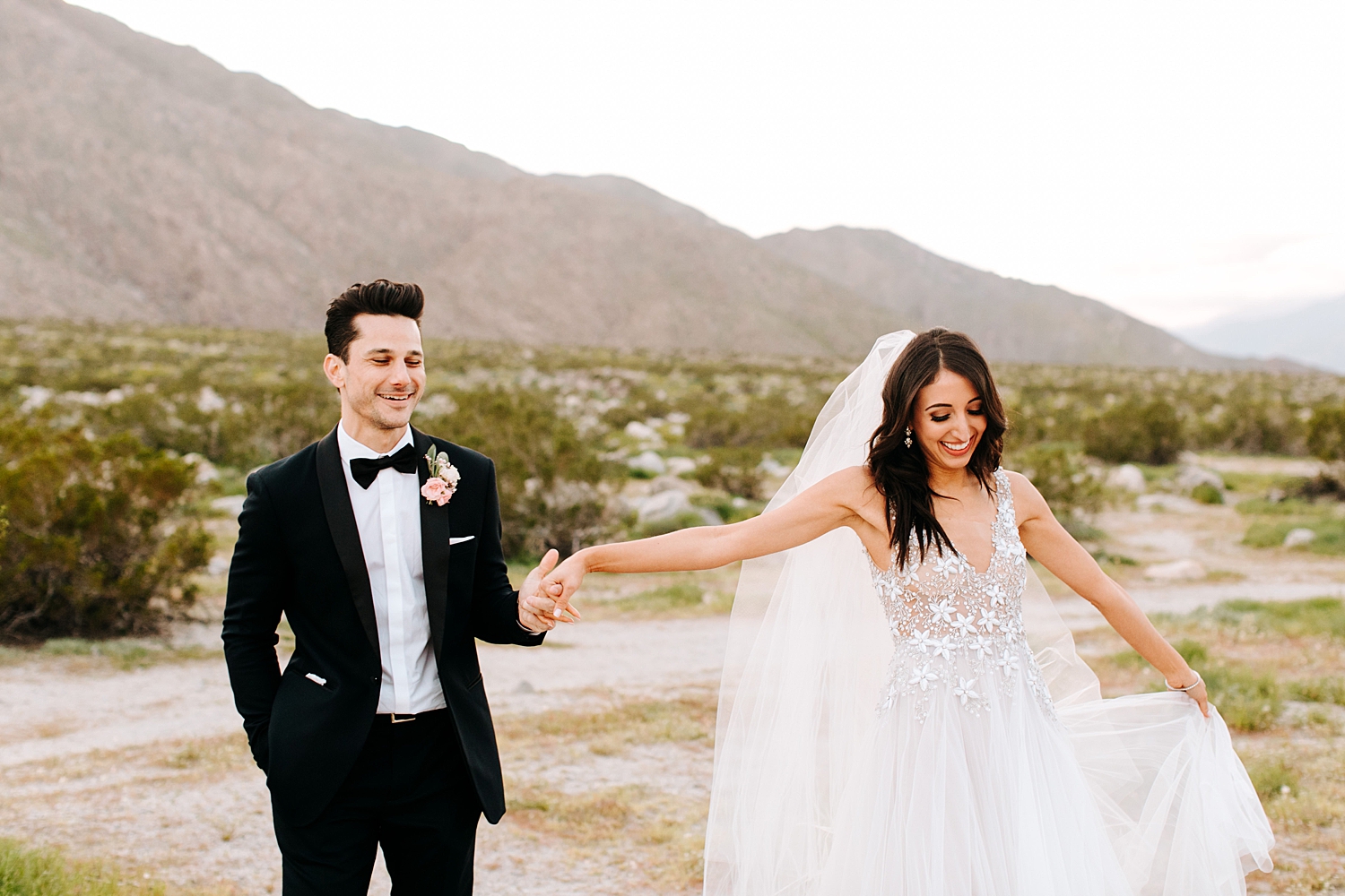 Desert wedding photos in Palm Springs