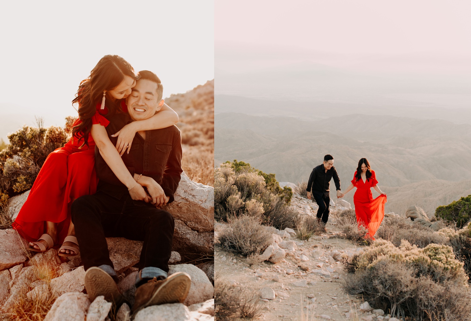 couples photos in joshua tree national park