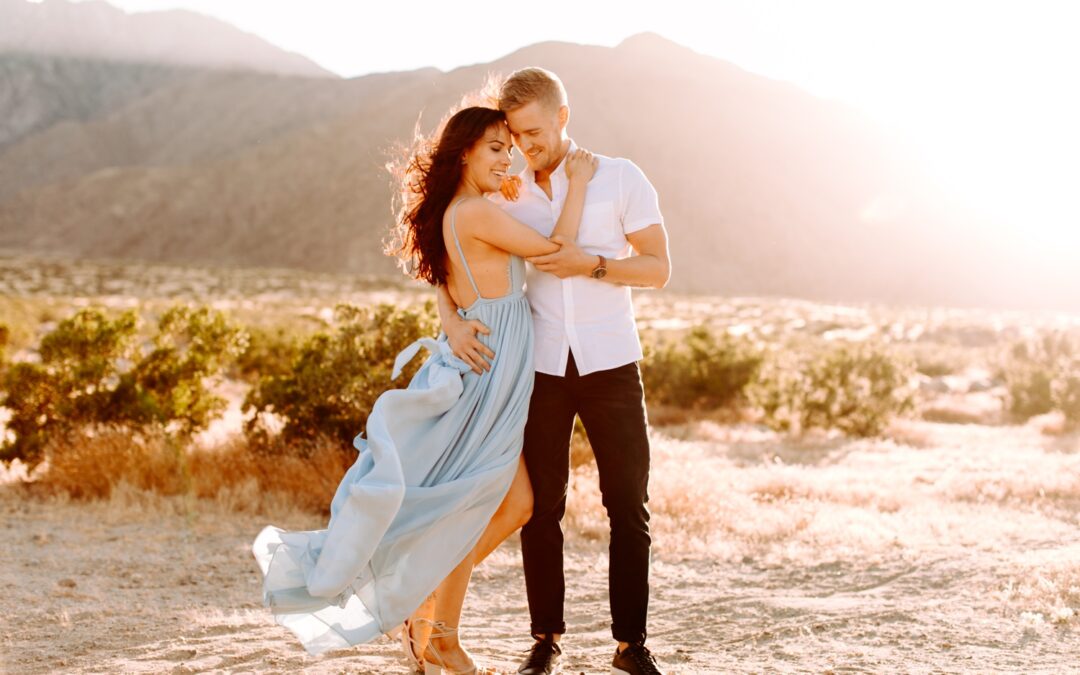 Chic Palm Springs Engagement [Cassandra + Ryan]