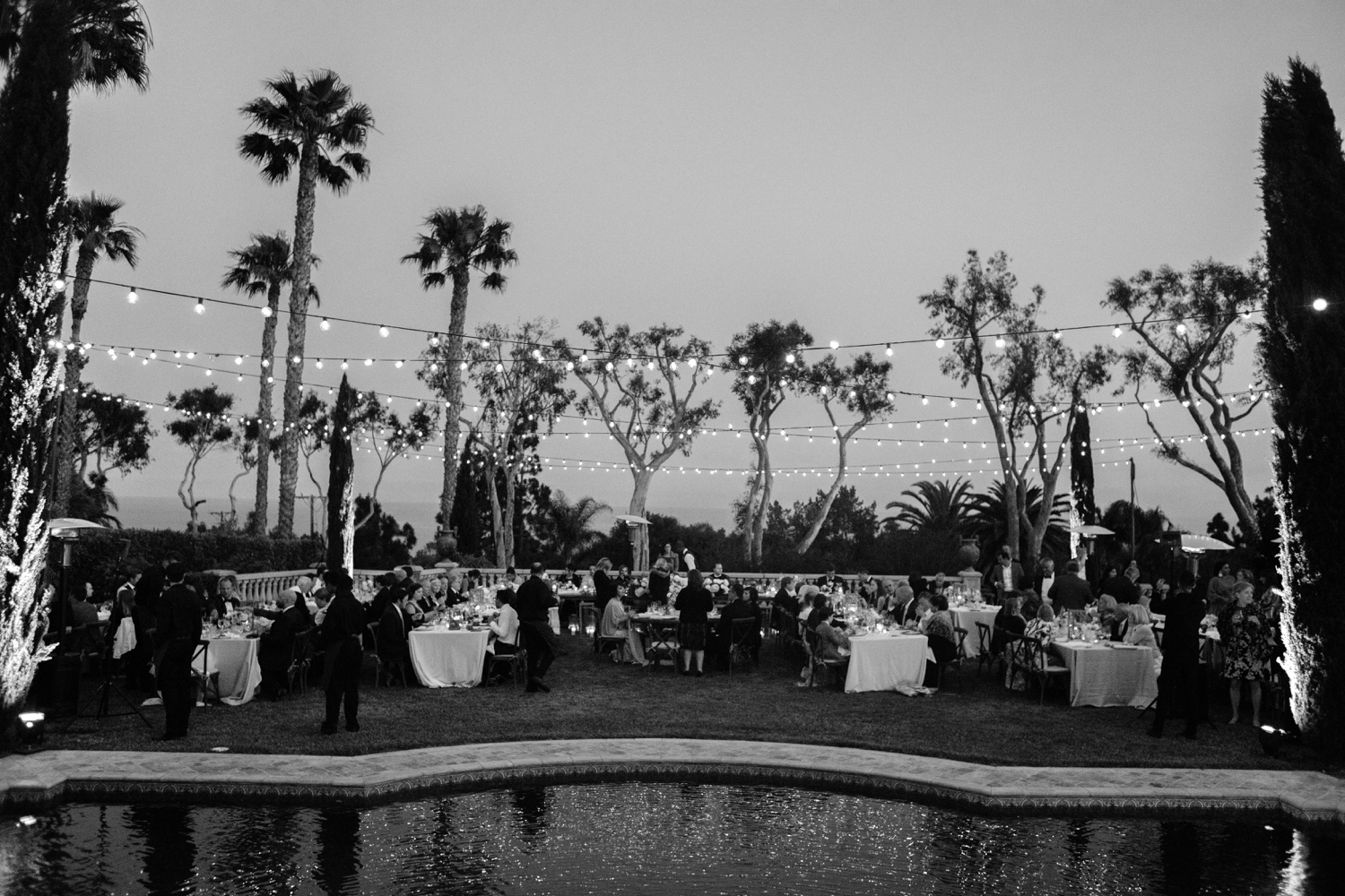European style Malibu California wedding venue