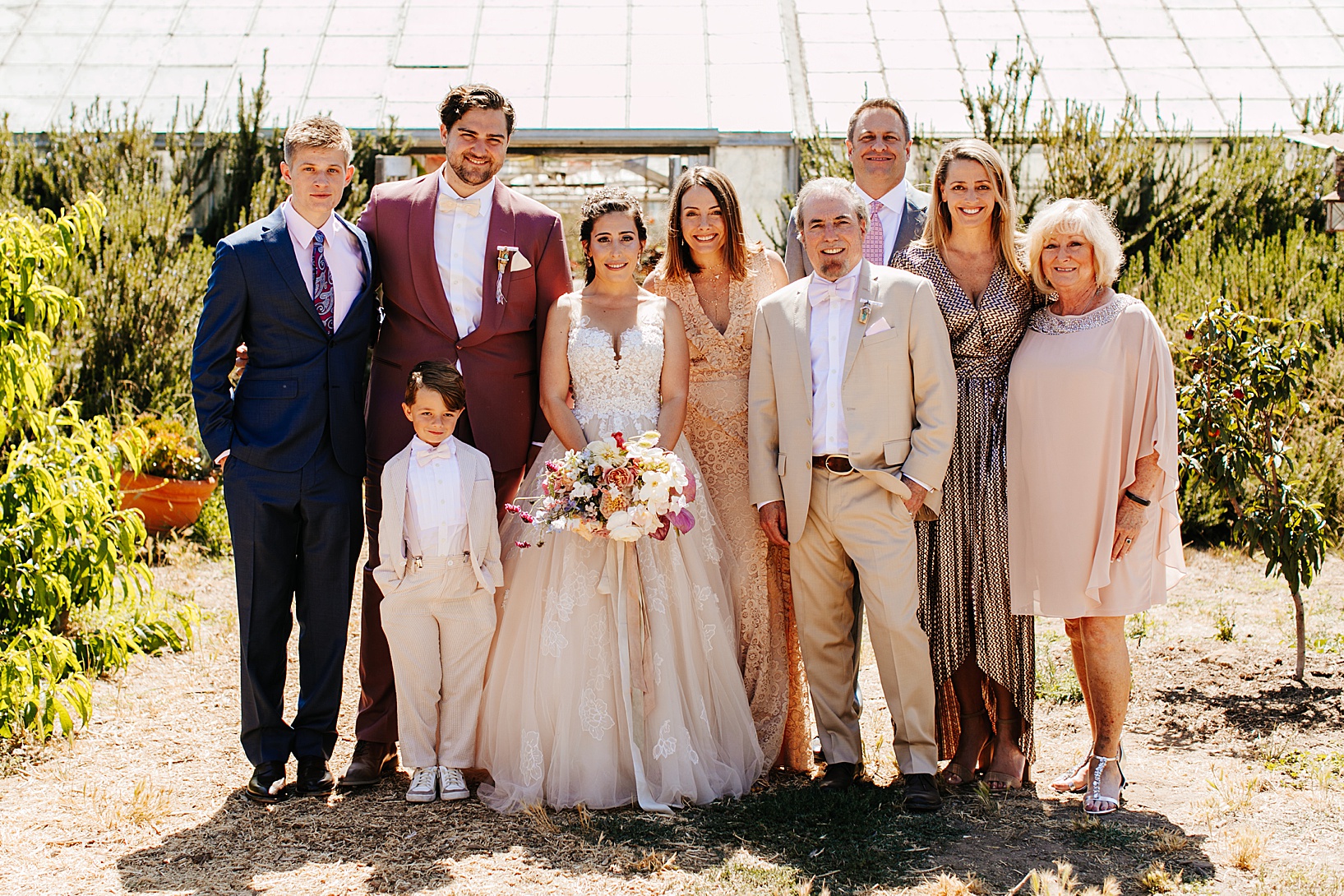 Family Photos for Goleta Wedding at Dos Pueblos Orchid Farm