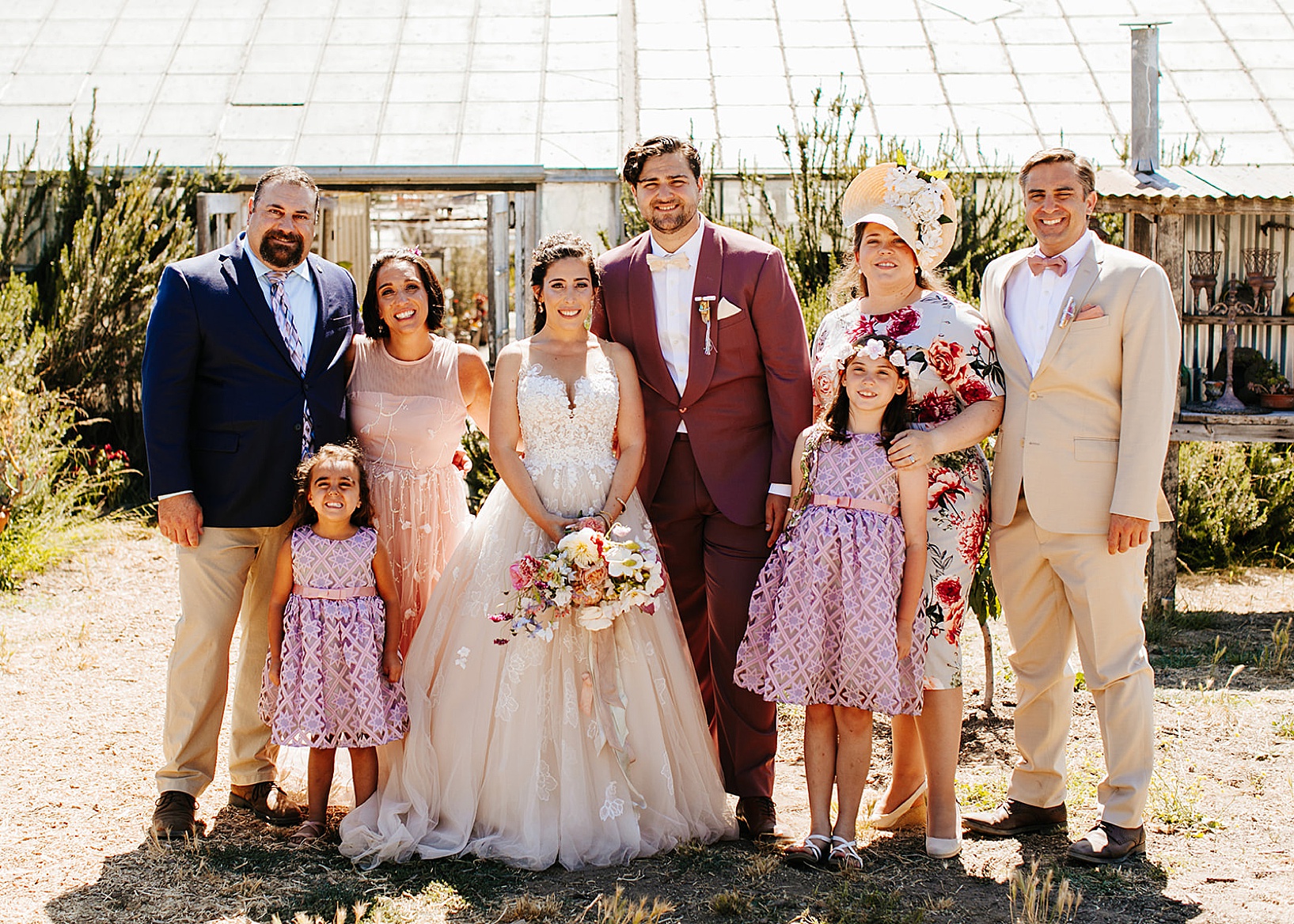 Family Photos for Goleta Wedding at Dos Pueblos Orchid Farm