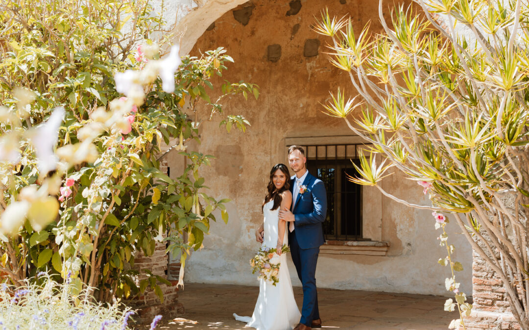 A “Secret Garden Wedding” at Mission San Juan Capistrano, CA – Michelle & Tanner