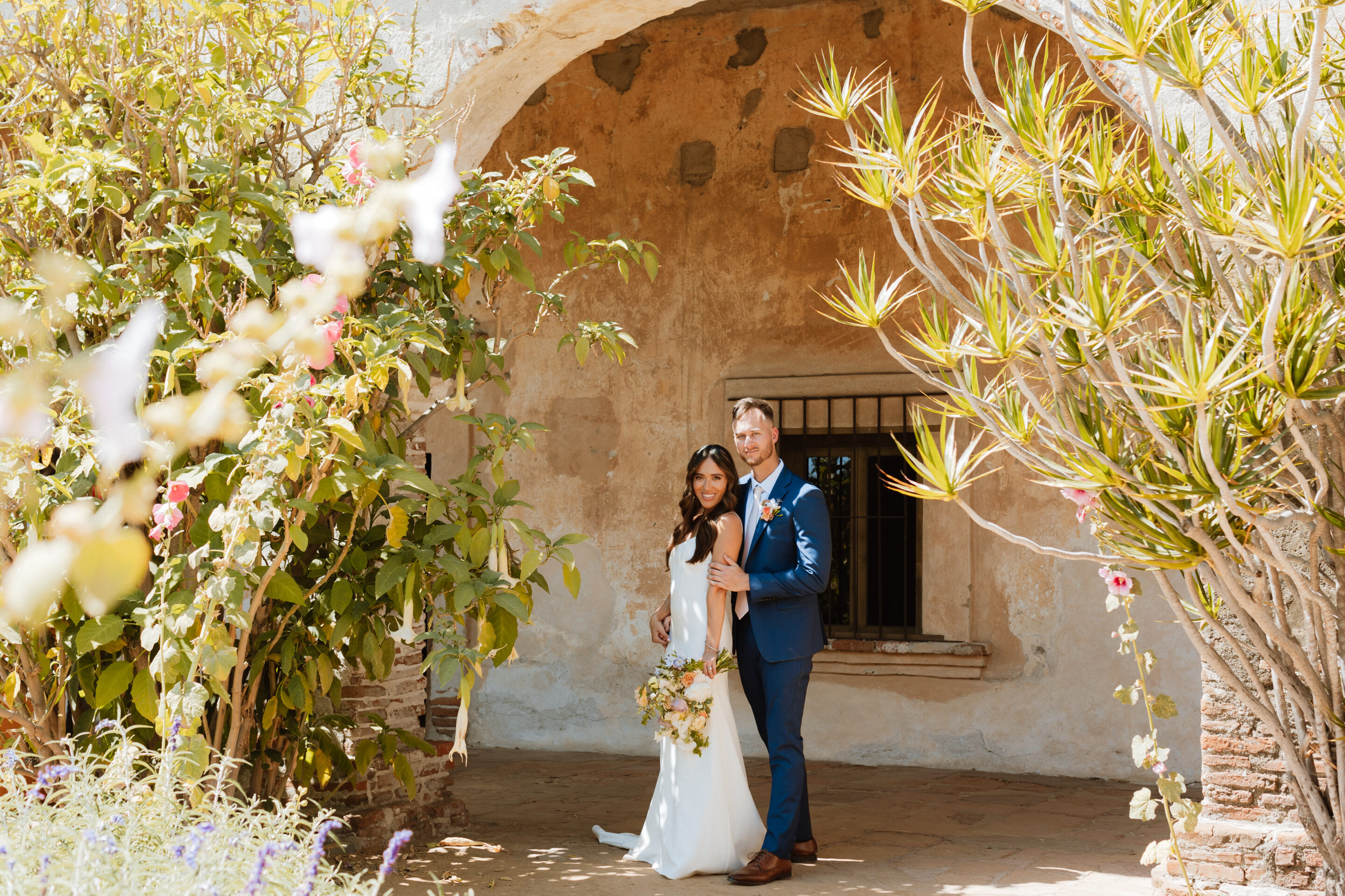 A “Secret Garden Wedding” at Mission San Juan Capistrano, CA – Michelle & Tanner