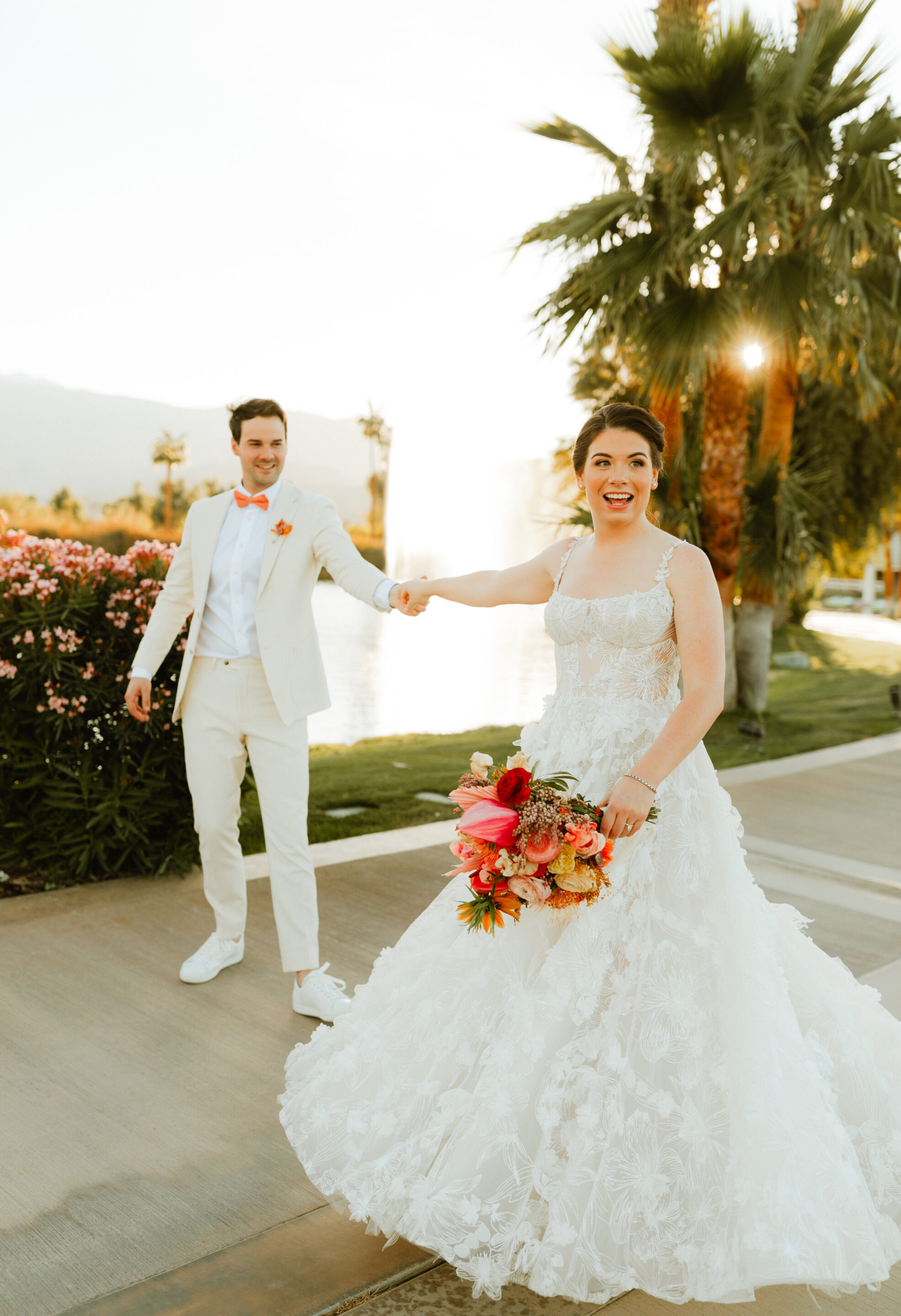 a poolside palm springs wedding at the ace hotel and swim club